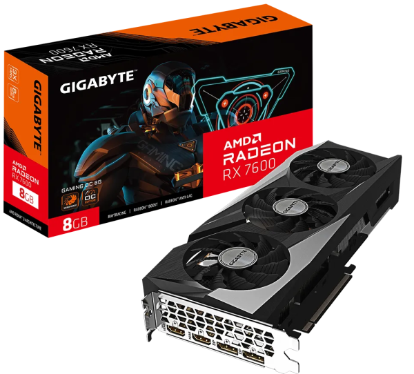 AMD Radeon™ RX 7600 GAMING OC 8G