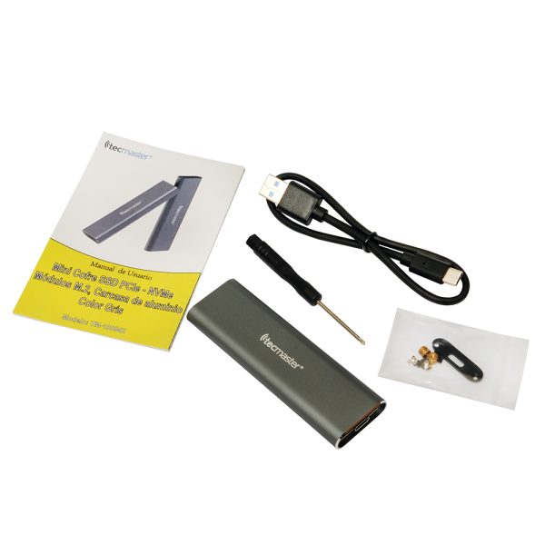 Mini Cofre Disco Duro SSD PCIE-NVME para modulos M.2 - Imagen 2
